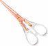 Scissors Rose-gold, Stainless Steel Blade with Acrylic Handle, All Purpose Scissor for Office, School, Home, Fabric Shears, Tijeras...