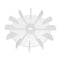 uxcell Motor Fan Blade 120mmx15mm Round Shape Bore White Engineering Plastic with 12 Vanes...