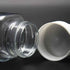 5 Pcs 80ml Empty Plastic Pill Bottles Clear Pill Dispenser Containers Solid Powder Storage Vials Square Liquid Sample Bottle for Crafts...
