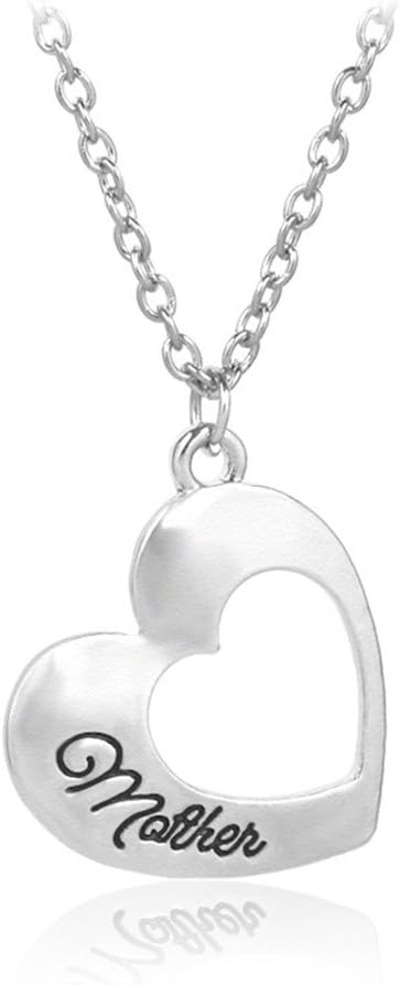 ShiQiao Spl Gift for Daughter Mom Matching Heart Pendant Jewelry Mother Daughter Necklace Mothers Day Gifts for Mom Birthday Gifts...