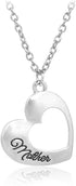 ShiQiao Spl Gift for Daughter Mom Matching Heart Pendant Jewelry Mother Daughter Necklace Mothers Day Gifts for Mom Birthday Gifts...