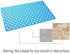 Nonslip Bathtub Mat Extra Soft TPE Bath Mat for Kids, Machine Washable Bathroom Shower Mat, Smooth/Non-Textured Tubs Only, 30L x 17W Inch (Lake Bl...