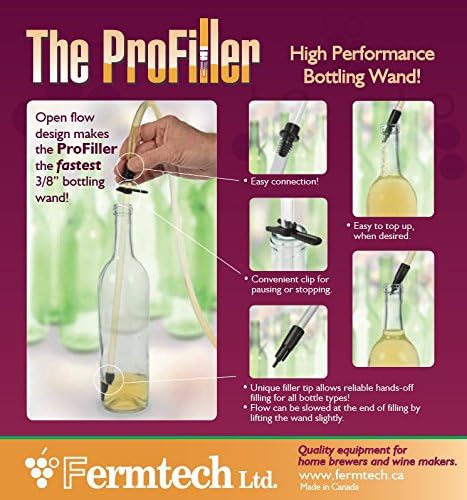 Fermtech Mini 14" Long Deluxe Siphoning Kit – Complete Home Brewing Equipment for Beer, Wine, Mead, and Craft Brew Making; Includes Auto Siphon Pu...