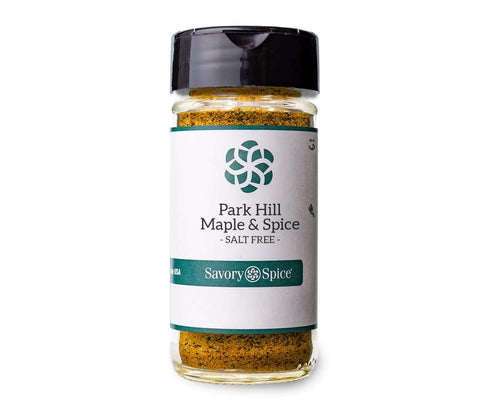 Savory Spice Park Hill Maple & Spice - Salt-Free Maple Pepper Blend | Maple, Sugar & Pepper Seasoning BBQ Dry Rub for Chicken, Pork, Salmon & Vege...