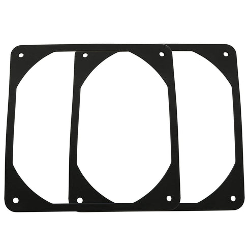 2pcs 120mm Black Antivibration Rubber Fan Gasket 120 x 120 mm 12cm Shock Absorption Pad for Computer PC Case, Black...