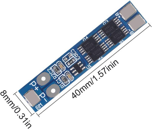 2S 7.4V 8.4V 8A 18650 Charger PCB BMS Protection Board for Li-ion Lithium Battery Cell (5pcs)...