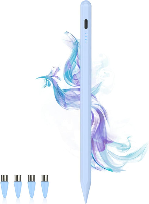 Stylus Pens for Touch Screens Power-Display Tablet Pen POM Tip Magnetic Digital Touch Pen Compatible with iPhone/iPad/iPad Pro/Lenovo/and Other iO...