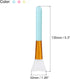 MECCANIXITY Silicone Epoxy Brushes Pink/Blue/White/Yellow Applicator DIY Brush for Making Epoxy Tumbler, Pack of 4...