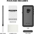 Lanhiem for Samsung Galaxy S9 Case, IP68 Waterproof Dustproof Case with Built-in Screen Protector, Rugged Full Body Shockproof Protective Phone Co...