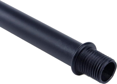 MY MIRONEY 4 Sets Straight Pipe Lamp Stem Kit with Connector M10 Black Lamp Rod Hardware Light Fixture Parts Replacement, 7.87" Long...