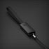 BoxWave Cable Compatible with NUU Mobile G3 - USB Type-C Keychain Charger, Key Ring USB Type-C to Type-A 8 in USB Cable - Jet Black...