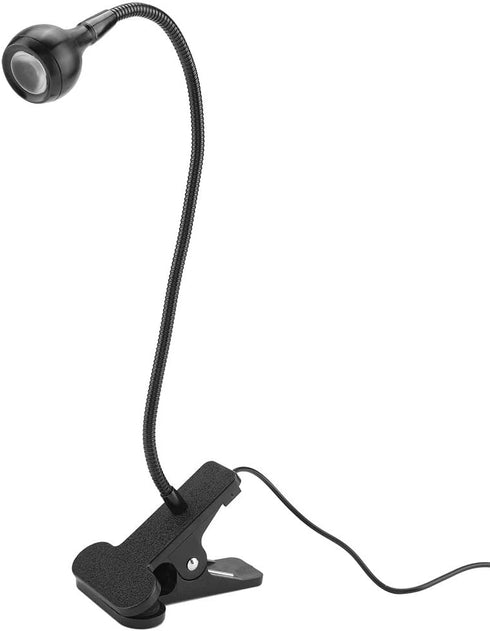 LED Clip On Reading Light, Book Light, Bed Lamp, Sample Style USB LED Table Light Mini Desk Night Lamp with Clip for Home Study Reading (Warm-Blac...