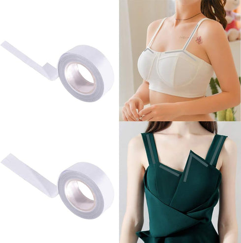 JGRZF Double Sided Tape for Clothes,Waterproof Fashion Clothing Tape,Clear Strong Adhesive Body Tape for Fabric,Dress, Cloth,Gentle on Skin & Body...