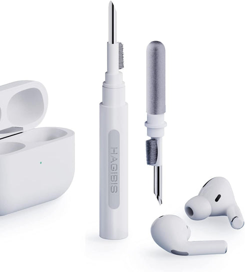 Hagibis Cleaning Kits for Airpods Pro 1 2 3 Multi-Function Cleaner Pen Soft Brush for Bluetooth Earphones Case Cleaning Tools for iPhone 15 Pro Ma...