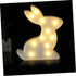 Rabbit Marquee Sign Easter Lights, Bunny Neon Sign, Decorative Bunny Night Light, LED Lighted Easter Bunny Marquee Wall Sign for Bedroom Cafe Part...