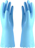 Alimat PluS 1 Pack Reusable Cleaning Gloves Latex Free (Medium), Dishwashing Gloves with Cotton Flock Liner and Embossed Palm, Waterproof Househol...
