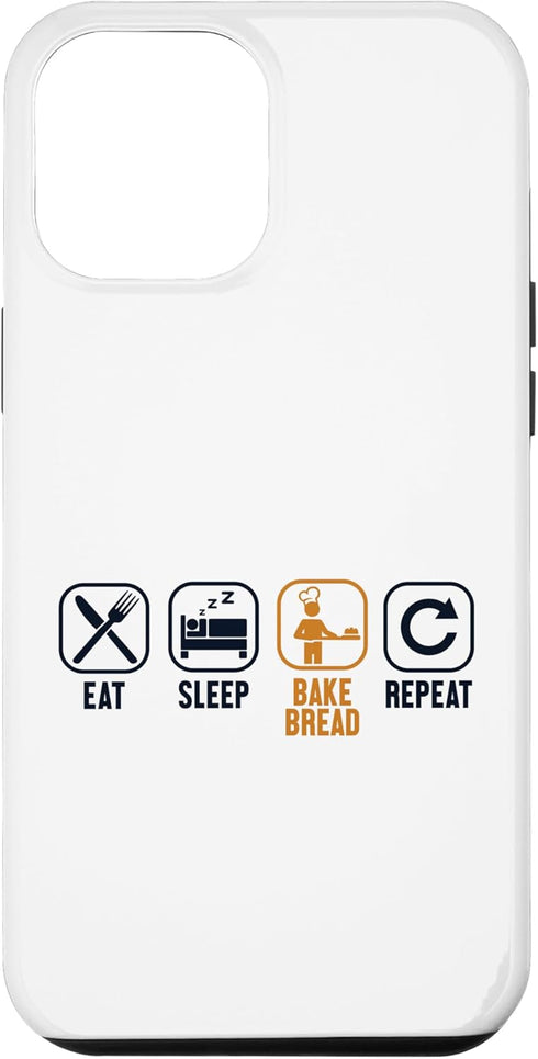 iPhone 13 Pro Max Eat Sleep Bake Bread Repeat Bread Dough Lover Bread Baker Case...