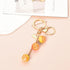 Simulated Food Fruit Orange Keychain Accessories for Women Teen Girls Cute 3D Cartoon Novelty Keychains for Adults Female Gold Resin Purse Car Bac...