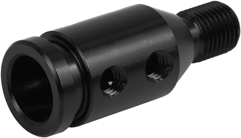 X AUTOHAUX M12 X 1.25 Car Universal Black Gear Shift Knob Adapter for Non Threaded Shifter...