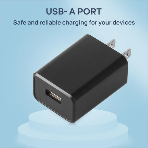 Wall Charger Cube 5V2A USB Power Supply Charging Block Universal Wall Plug Brick Portable Travel Fast Charger Power Adapter for iPhone, Samsung Ga...