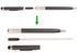 homEdge Stylus Pen and Ink Pen Set of 12 Pack, Universal 2 in 1 Capacitive Stylus Ball Point Pens Compatible with iPad, iPhone, Samsung, Kindle To...