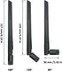 PROBOX AW140 8dBi WiFi Bluetooth Dual Band Omni Directional Antenna 2.4GHz/5GHz Long Range RP-SMA Male for WiFi Router Network devices PCI-E card ...