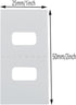 28PCS Vertical Blind Repair Tabs Kit 14PCS Metal Curtain Clips + 14 Self-Adhesive Repair Clips, Vertical Blind Replacement Slats Parts...