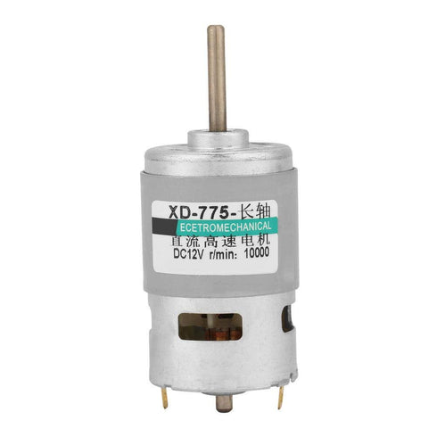 775 DC Motor, 12v High Power Extension Shaft DC Motor (12V 10000RPM)...