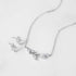 SWEETV Wedding Jewelry Set for Bride Bridesmaid, Cubic Zirconia Leaf Vine Wedding Earrings Necklace Bracelet Set, Bridal Jewelry Set for Wedding P...