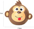 Brown Pet Dog Squeaky Toy, Lovely Monkey Shape Latex Chew Squeaker Toy, Chewing Teeth Cleaning and Training Toy for Dogs Monkey Dog Squeak Toys Pe...