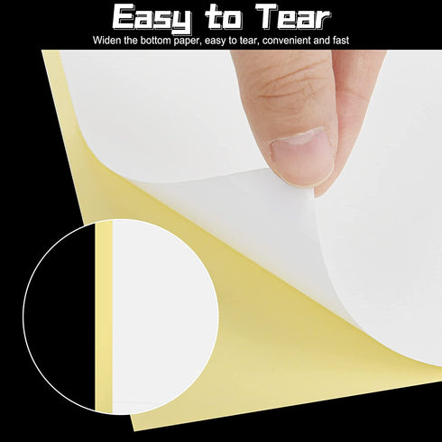 10 Sheets Double Sided Adhesive Tape, A4 Size Clear Arts Craft DIY Strong Sticky Arbitrary Cut Tape for Card Making,Home Decorative Or Office Supp...