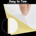 10 Sheets Double Sided Adhesive Tape, A4 Size Clear Arts Craft DIY Strong Sticky Arbitrary Cut Tape for Card Making,Home Decorative Or Office Supp...