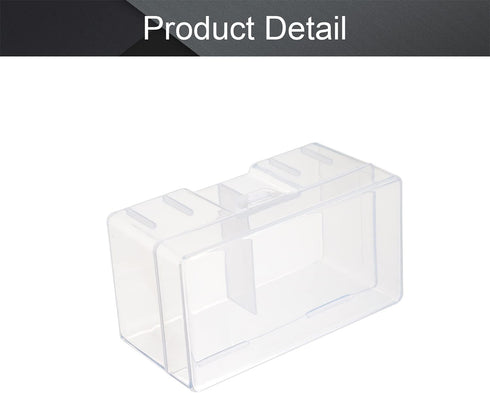 Fielect 12 x 9V Battery Storage Case Holder Organizer Box Transparent...