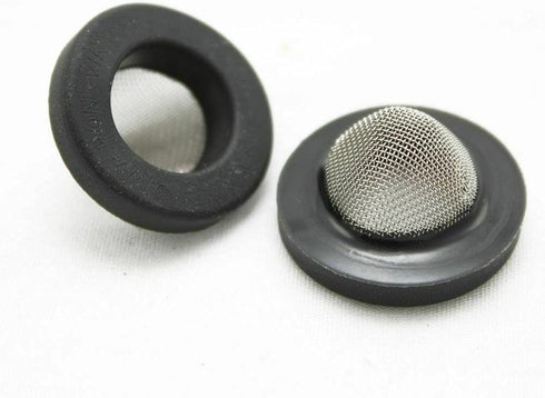 10pcs hose washer with screen, Black Rubber Washers and Stainless Steel Filter,for 3/4 Inch Garden Hose Washing Machine and Water Faucet Repair Ki...