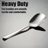 X-Large Buffet Serving Spoons,Heavy Duty Square head Spoons,9.5X2.8 inches 316L Stainless Steel Serving Spoons Pack of 2,Silver...
