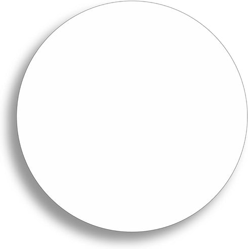 White Circle Cardstock - 3 1/3 Inch Round - 120 Pieces - Thick 130lb Cover Paper Circle Cutouts - Circle Paper Cut outs For Spin Art Refill, DIY C...