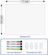 8.5" x 11" Dry Erase Board Removable Adhesive for Wall/Fridge, 4 Pack Nonwoven Foam White Erasable Sheet…...