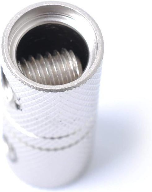 4 Guage Wire Splice Connectors 4 AWG Battery Cable Splicing Amplifier Wire Butt Connector Nickel Plated Brass 4PCS with Heat Shrink Tube...