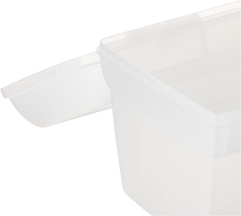 ArtBin 6937AG Essentials Lift-Out Tray Box, Portable Art & Craft Organizer with Handle and Tray, Clear/Aqua...