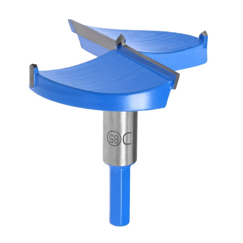 uxcell Forstner Drill Bits 85mm, Tungsten Carbide Wood Hole Saw Auger Opener, Woodworking Hinge Hole Drilling Boring Bit Cutter (Blue, Gray)...