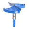uxcell Forstner Drill Bits 85mm, Tungsten Carbide Wood Hole Saw Auger Opener, Woodworking Hinge Hole Drilling Boring Bit Cutter (Blue, Gray)...