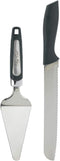 Professional Pie Server Set - 100% STAINLESS STEEL - Set Includes Cutting Spatula with Serving Knife - Perfect for Serving Cake, Pizza, Pies, Dess...