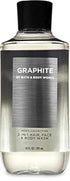 Bath and Body Works Men's Collection Graphite 3-in-1 Hair Face and Body Wash 10 Fluid Ounce...