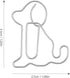 LALAFINA 50pcs Dog Paper Clips, Fun Paper Clips Animal Bookmark Clips Metal Paper Pin Folder Bookmark Clips Dog Office Supplies for Women Men Dog ...