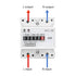 Single Phase Two Wire Energy Meter 4P LED Din Rail Electricity Power Voltmeter Ammeter Voltage Amp Kwh Meter Multimeter...