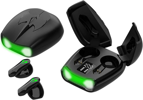 Wireless Bluetooth Earbuds, Bluetooth Gaming Earbuds Active Noise Cancellation,LED Power Display, Ultra Low Latency, Noise Cancelling Mic Earpiece...