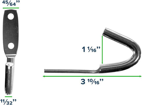 Paracord Planet Rope Binding Hooks – Tarps, Tie-Downs, and Home Improvement (2 Pack, 11/16 Inch)...