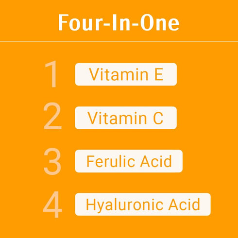 Advanced Skincare Serum, Non-Greasy & Organic Formula, Deeper Skin Penetration. Contains 15% Vitamin C, 1% Vitamin E, 0.5% Ferulic, and 9% Hyaluro...