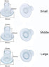 9 Pairs Clear High Heel Protectors Heel Stoppers for Wedding Mates Bridesmaid(Small/Middle/Large)...