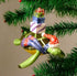 Cape Shore Sea Turtle Christmas Ornament Wearing a Santa Hat and Scarf, Carrying Presents on His Back, 6-inches, Ceramic, Multicolor...